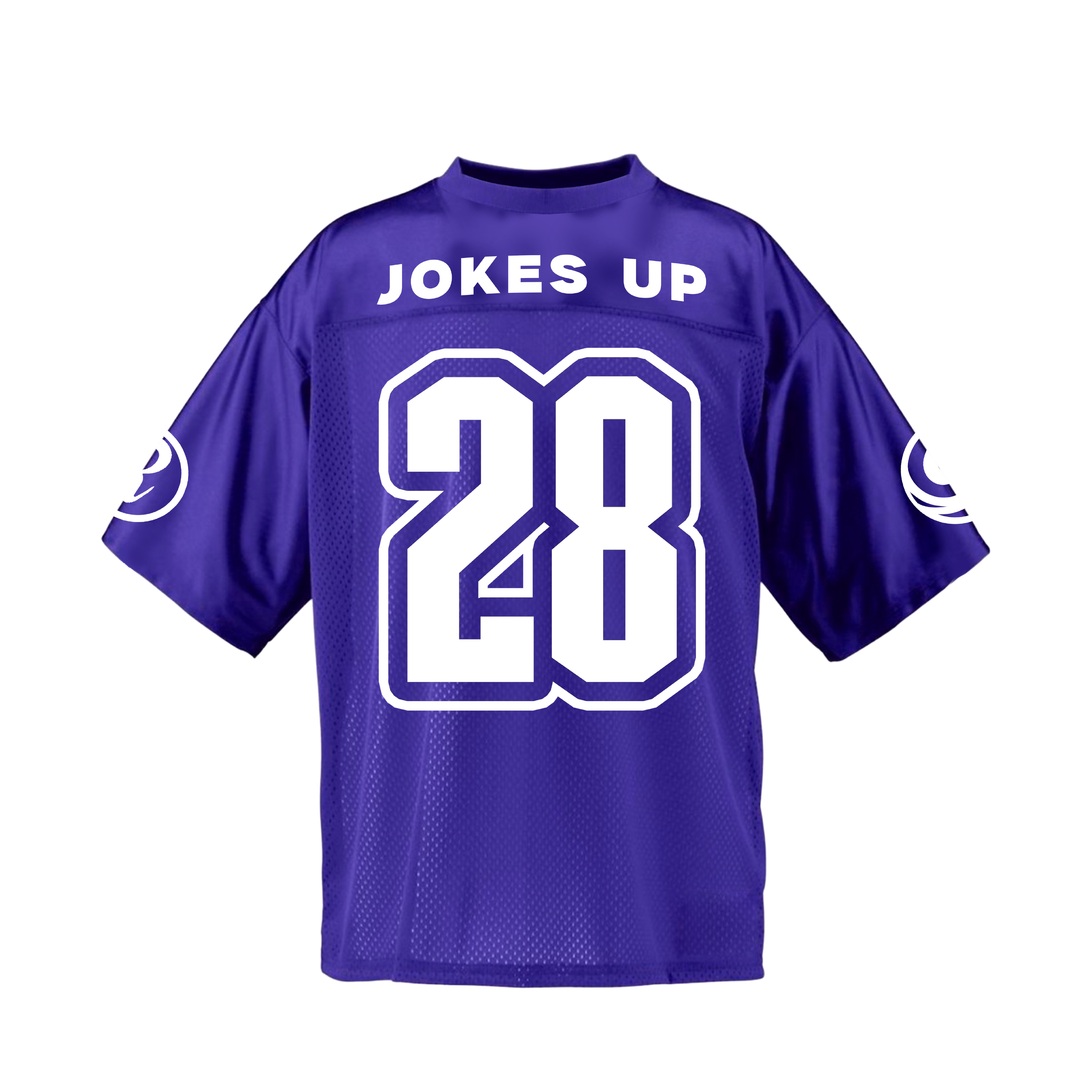 (PRE-ORDER) SWIRLZ Football Jersey - Purple / White